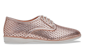 Rollie Nation Derby Punch Rose Gold Womens #color_metallic-gold