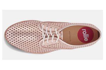 Rollie Nation Derby Punch Rose Gold Womens #color_metallic-gold