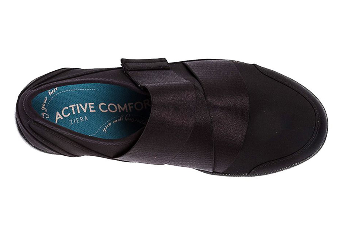 Ziera Urban FF Black-Black Sole Womens #color_black