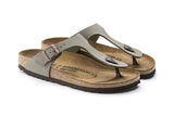 Birkenstock Gizeh R Stone Birkibuc Womens #color_grey