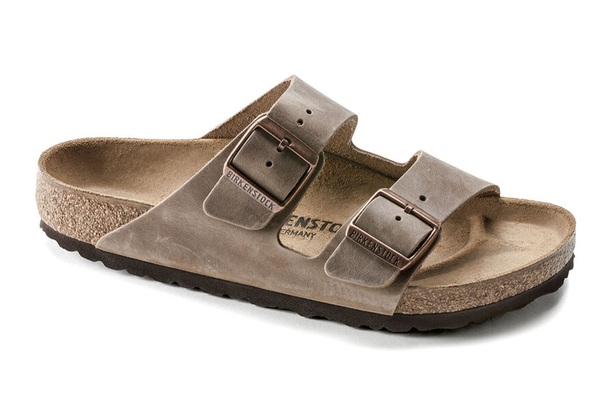 Birkenstock Arizona R Tabacco Oiled Leather Unisex #color_brown-dark-beige