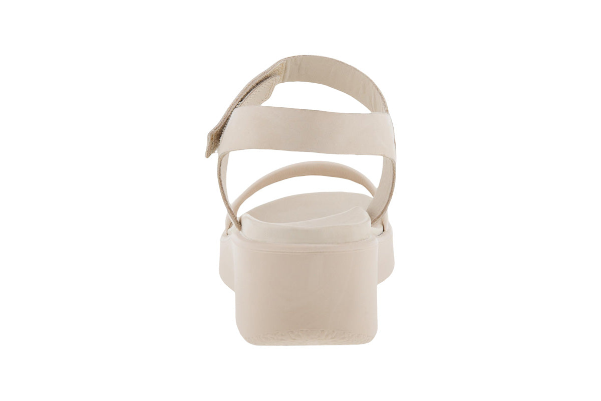 Ecco Flowt Wedge Limestone/Limestone Womens #color_brown-bone