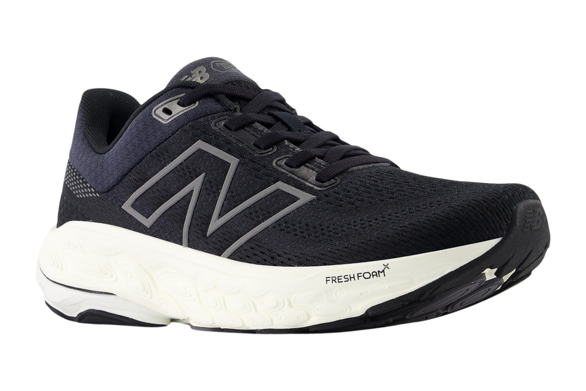 New Balance 860 v14 2E Black/White Womens #color_black-multi-whites