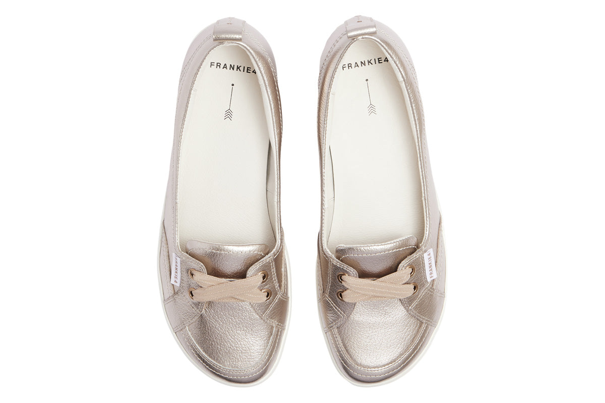 Frankie 4 Sophie IV Champagne Tumbled Womens #color_metallic-gold