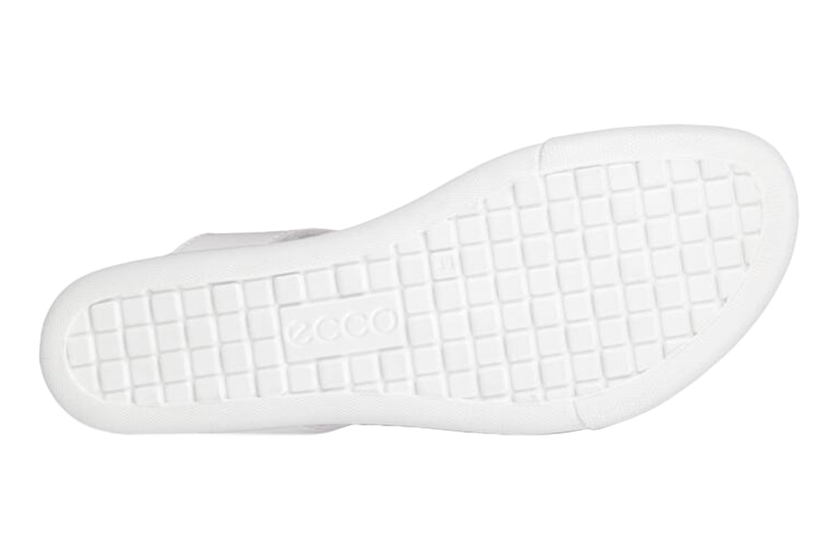 Ecco Samara White/Pure Silver Womens #color_white-multi-metallics