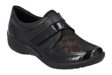 Remonte R7600 Black/Bronze Combo Womens #color_black-multi-metallics