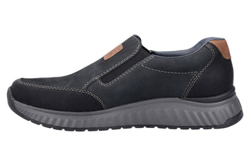 Rieker B0654 Navy Mens #color_navy
