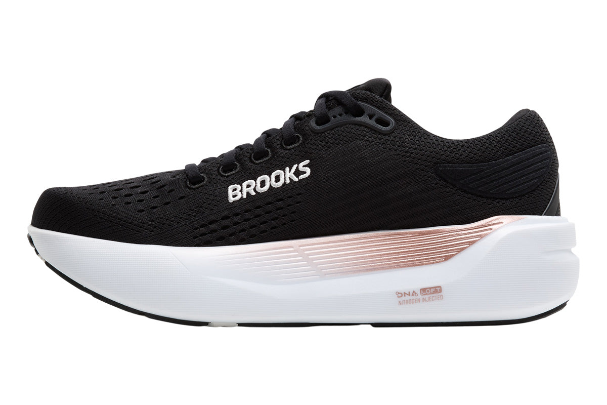 Brooks Ghost Max 3 B Black/Black/Rose Gold Womens #color_black-multi