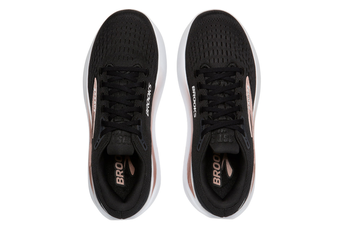 Brooks Ghost Max 3 B Black/Black/Rose Gold Womens #color_black-multi