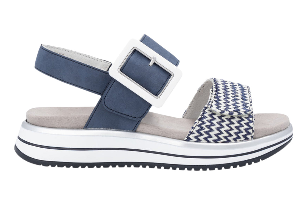 Remonte D1J53 Pacific/White Womens #color_navy-multi-whites