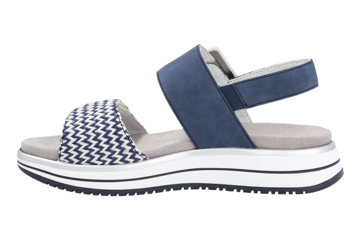 Remonte D1J53 Pacific/White Womens #color_navy-multi-whites