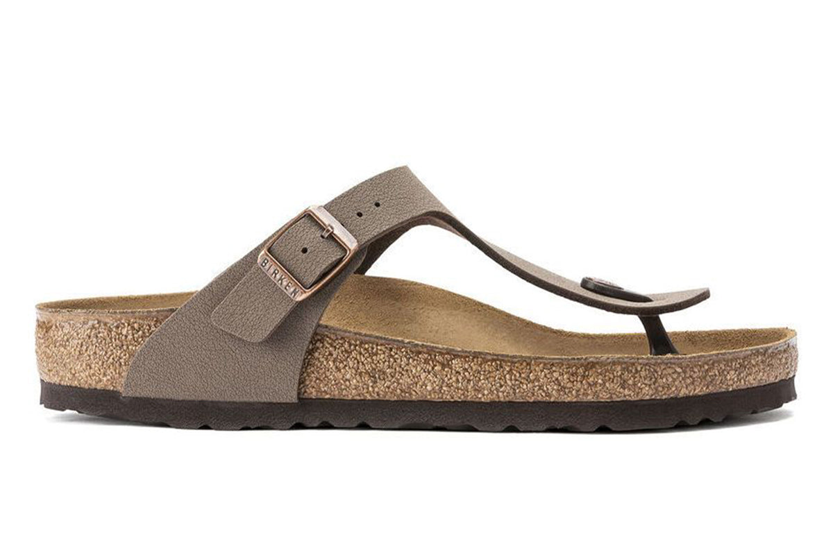 Birkenstock Gizeh R Mocca Birkibuc Womens #color_brown