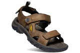 Keen Targhee III Open Toe Sandal D Bison/mulch Mens #color_brown-multi-browns