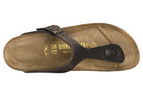 Birkenstock Gizeh R Habana Oiled Leather Unisex #color_brown-dark-brown