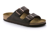 Birkenstock Arizona N Habana Oiled Leather Unisex #color_brown-dark-brown