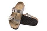 Birkenstock Sydney R Graceful Taupe Birko-Flor Womens #color_metallic-bronze