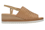 Django and Juliette Issah Biscuit Weave Womens #color_brown-light-brown