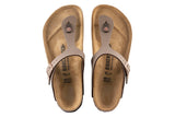 Birkenstock Gizeh N Mocca Birkibuc Womens #color_brown