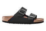 Birkenstock Arizona R Black BirkiBuc/Microfibre Vegan Womens #color_black