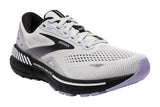 Brooks Adrenaline GTS 23 2E Grey/Black/Purple Womens #color_grey-multi-pinks-purples