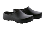 Birkenstock Super Birki R Black Polyurethane Unisex #color_black