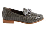 Ziera Tamest XF Grey Patent Croc Womens