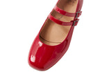 Ziera Karoly W Dark Red Patent Womens #color_red