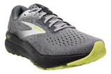 Brooks Ghost 16 D Primer/Grey/Lime Mens #color_grey-multi-greens