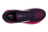 Brooks Ghost 16 2A Peacoat/Raspberry/Apric Womens #color_black-multi-pinks-purples
