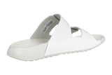 Ecco Cozmo Buckle Bright White Patent Womens #color_white