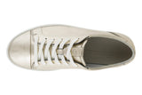 Ecco Soft 7 Pure White Gold Womens #color_metallic-silver