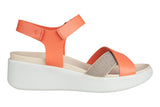 Ecco Flowt Wedge Coral Womens