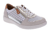 Mia Vita Baxley White/Champagne Womens #color_white-multi