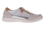 Mia Vita Baxley White/Champagne Womens #color_white-multi