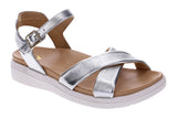 Mia Vita Blaire Silver Womens #color_metallic-silver