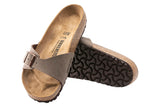 Birkenstock Madrid R Mocca BirkiBuc Womens #color_brown