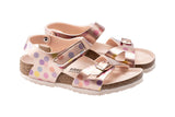 Birkenstock Colorado N Electric Metallic Dots Copper Birko-Flor Girls #color_prints-shapes