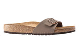 Birkenstock Madrid R Mocca BirkiBuc Womens #color_brown