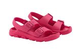 Birkenstock Mogami N Fuchsia Tulip Birko-Flor Girls #color_pink-hot-pink