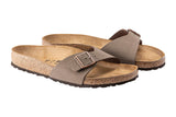 Birkenstock Madrid R Mocca BirkiBuc Womens #color_brown