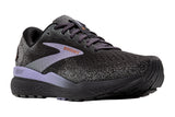 Brooks Ghost 16 B Ebony/Lavender/Copper Womens #color_black-multi-pinks-purples