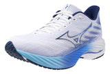 Mizuno Wave Rider 28 D White/Estate Blue/Mugen Blue Mens #color_white-multi-blues