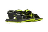 Merrell Panther Sandal 3.3 Black/Hi Viz Junior #color_black-multi-greens