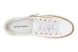 Django and Juliette Torayne White-Pale Gold Multi Womens #color_white