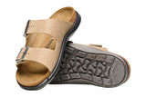 Birkenstock Arizona Cross Town R Tabacco Brown Oiled Leather Womens #color_brown-light-brown