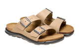 Birkenstock Arizona Cross Town R Tabacco Brown Oiled Leather Womens #color_brown-light-brown