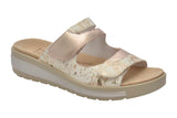 Ziera Genra W Nude Metallic-Pale Gold Womens #color_brown-nude