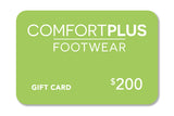 Comfort Plus Footwear $200 Gift Card