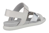 Ecco Samara White/Pure Silver Womens #color_white-multi-metallics