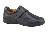 Klouds Jordyn Navy Print Stretch Womens #color_navy